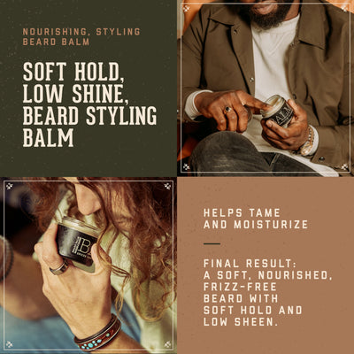 18.21 Man Made Soft-Hold Low-Shine Moisturizing Beard Balm (2oz)