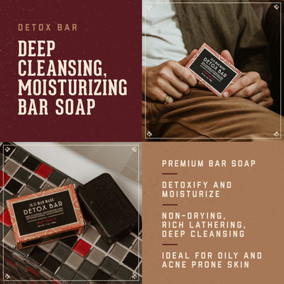 18.21 Man Made Sweet Tobacco Detox Deep Cleansing Moisturizing Bar Soap (7oz)