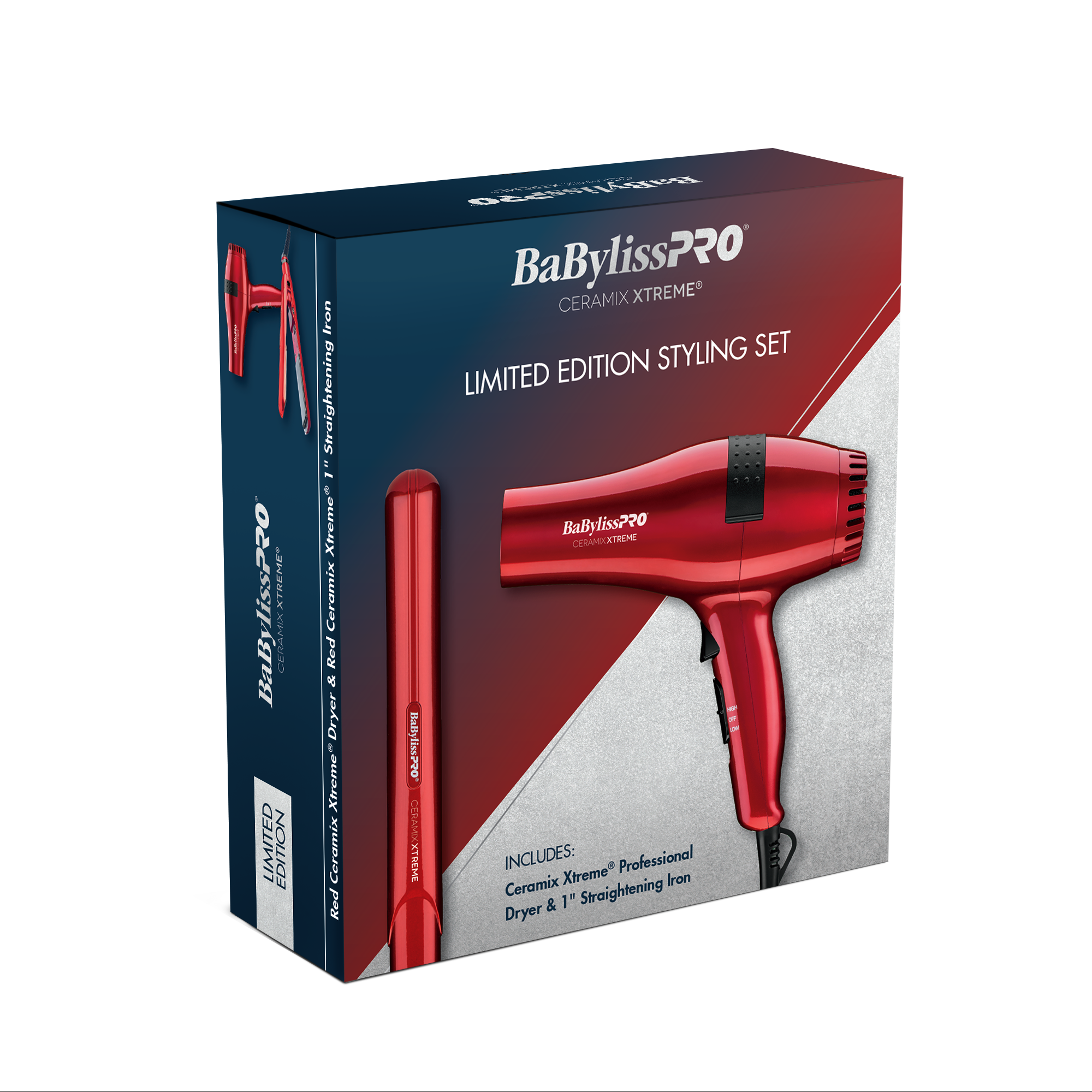 BaByliss PRO Limited Edition Red Ceramix Xtreme Value Set CEPP1N