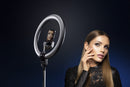 Daylight Premium Aura Portable Ring LED Floor Lamp with Phone Mount (U35450)