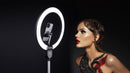 Daylight Premium Aura Portable Ring LED Floor Lamp with Phone Mount (U35450)