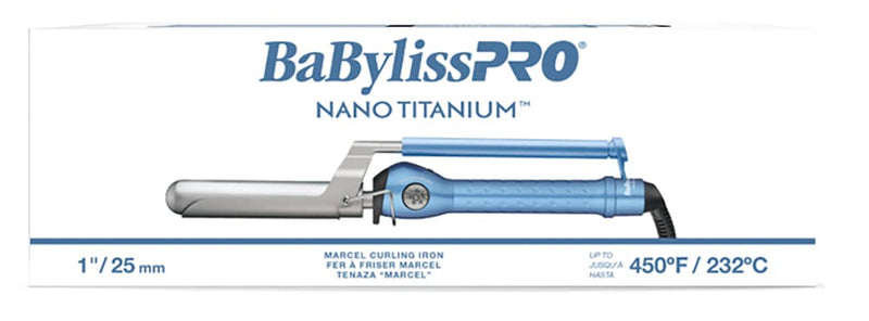 BaByliss PRO Nano Titanium Marcel Curling Iron 1" (BNT100M)