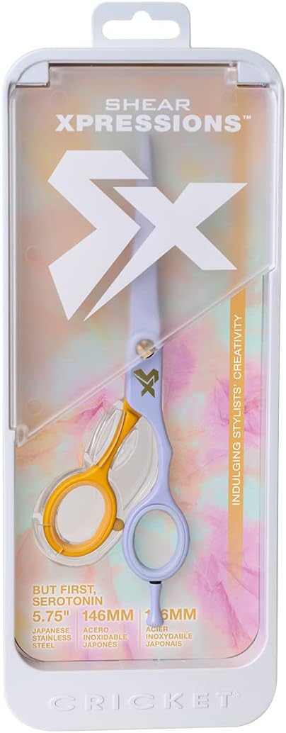 Cricket Shear Xpressions Professional Japanese Stainless Steel Shears - 5.75" (Choose Color)
