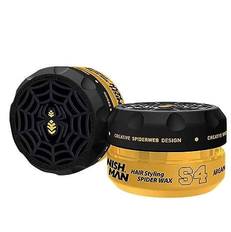 nishman Hair Styling Series (S1 BlackWidow Spider Wax, 150ml)  : Beauty & Personal Care