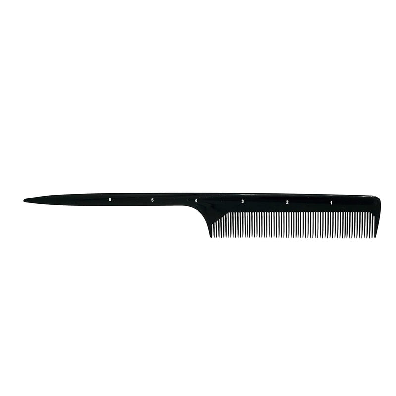 Pegasus Hard Rubber Comb (121) Fine Teeth Rattail 8 1/4"