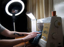 Daylight Premium Aura Portable Ring LED Floor Lamp with Phone Mount (U35450)