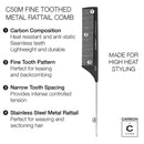 Cricket Carbon Static-Free & Heat Resistant Cutting Comb