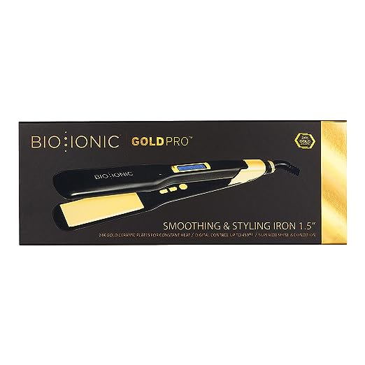 Bio Ionic GoldPro Styling Flat Iron - 1.5"