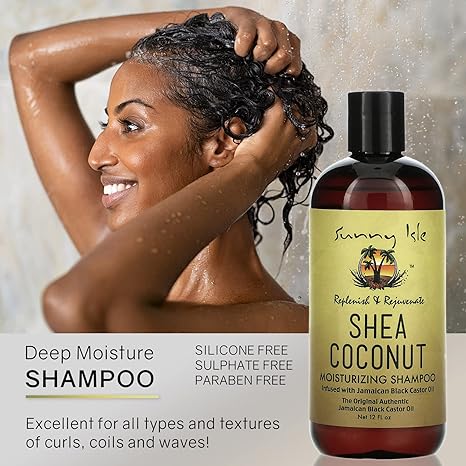 Sunny Isle Shea Coconut Moisturizing Shampoo (12oz)