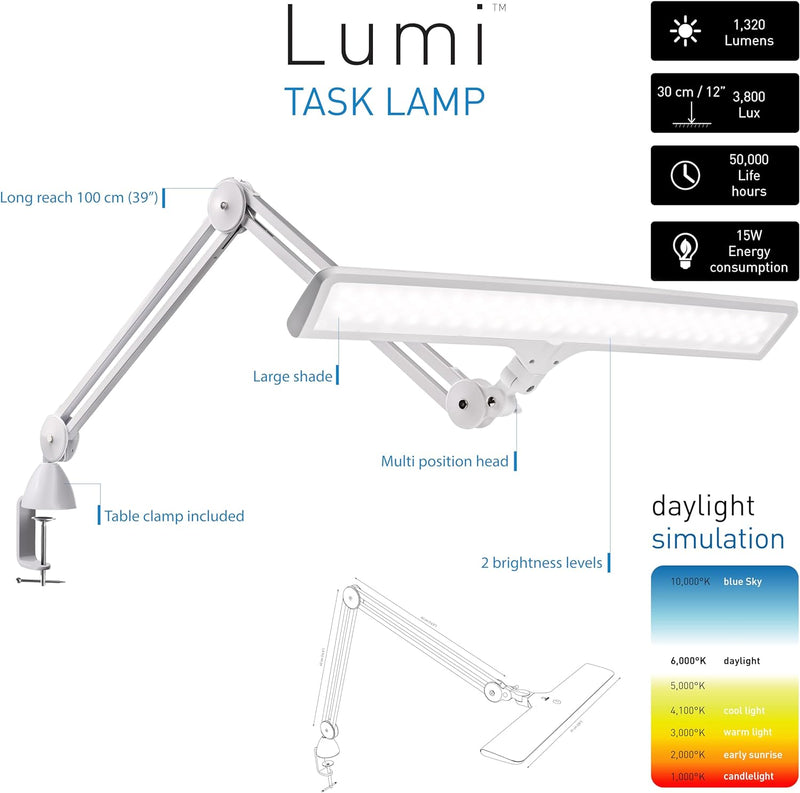 Daylight Premium Lumi Task Lamp (U35500)