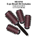 Olivia Garden MultiBrush Ceramic Ionic Interchangeable Barrel Brush Collection (MB)