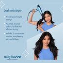 BaBylissPRO Nano Titanium High-Speed Dual Ionic Hair Dryer (BNT9100)