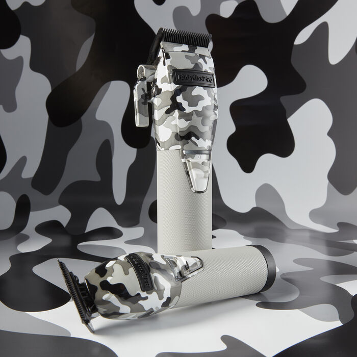 BaBylissPRO Limited Edition Camo Metal Lithium Clipper & Trimmer (FXHOLPK2CAM)