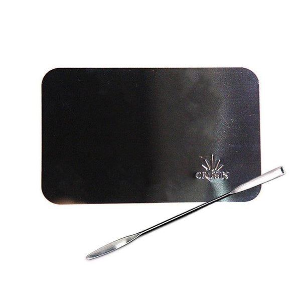 Crown PRO Professional Stainless Mixing Plate and Spatula Combo (MCMB1)