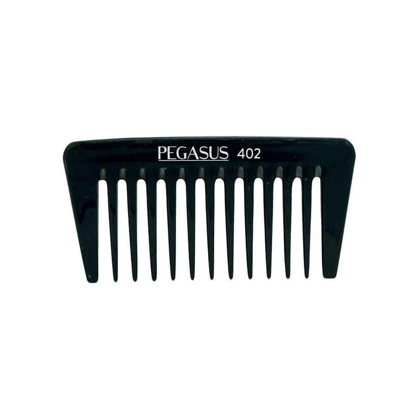 Pegasus Hard Rubber Comb (402) 4 1/4" Pocket Detangling Comb