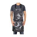 StyleCraft Professional Heavy Weight Black Camo Waterproof Barber/Salon Hair Cutting Apron (SC314B)