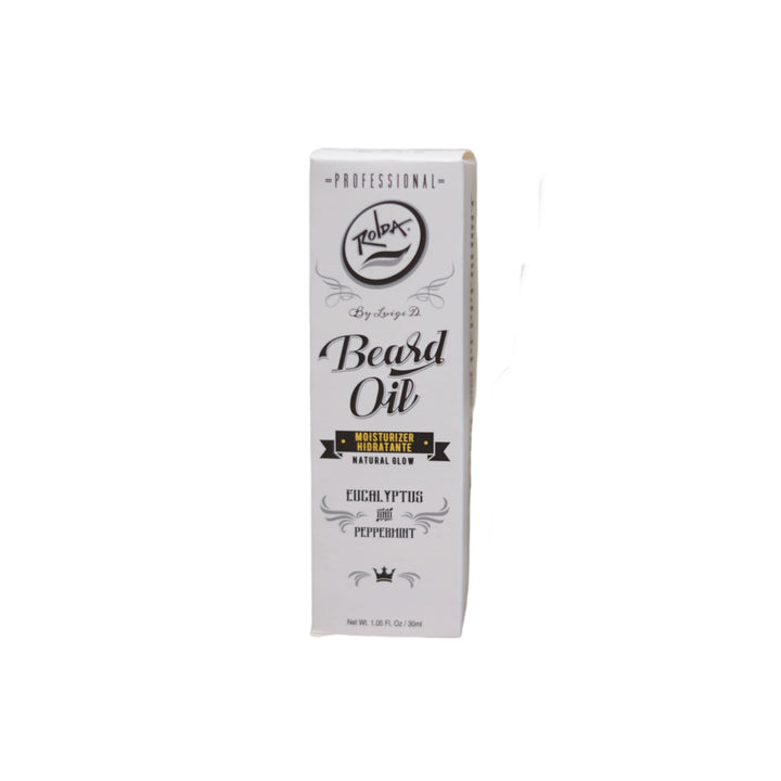 Rolda Eucalyptus & Peppermint Beard Oil for Sensitive Skin (30ml/1.05oz)