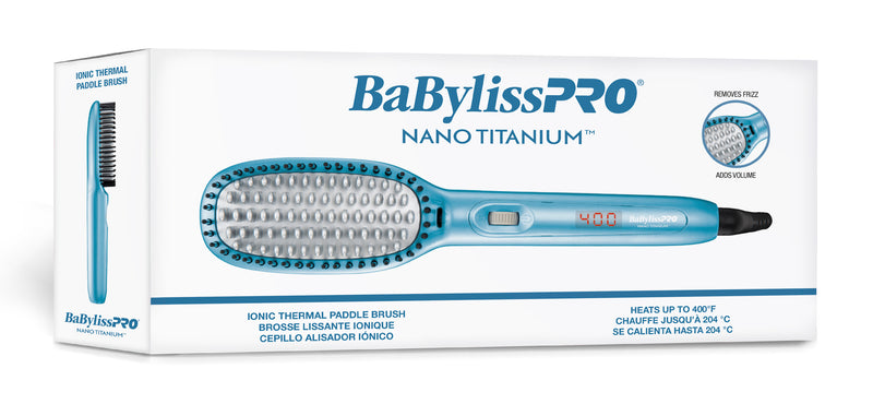 BaByliss PRO Nano Titanium Ionic Thermal Paddle Brush (BNTPB1UC)