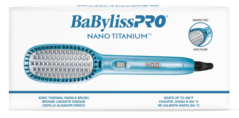 BaByliss PRO Nano Titanium Ionic Thermal Paddle Brush (BNTPB1UC)