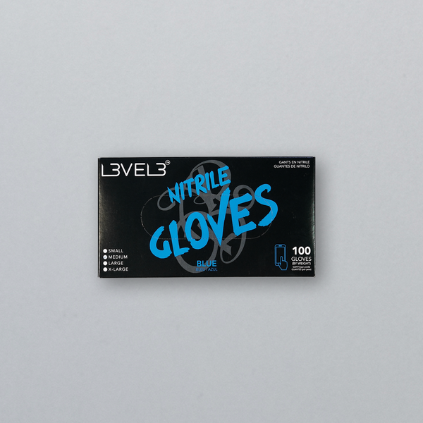 L3VEL3 Professional Nitrile Gloves 100pk - Blue