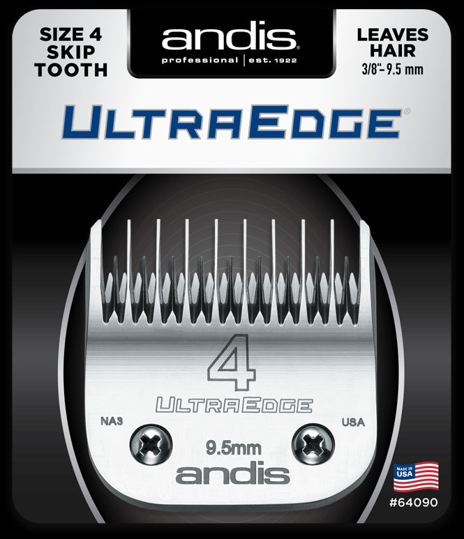 Andis Ultra Edge Detachable Skip Tooth Replacement Blade - Size 4 (64090)
