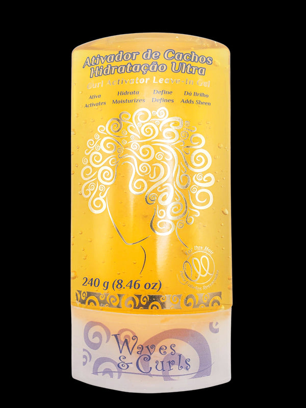 Waves & Curls Curl Activating Leave-In Gel - Ultra Hydration (250ml/8.46oz)