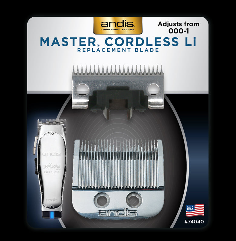 Andis Master Cordless Carbon Steel Replacement Blade - Size 000-1 (74040)
