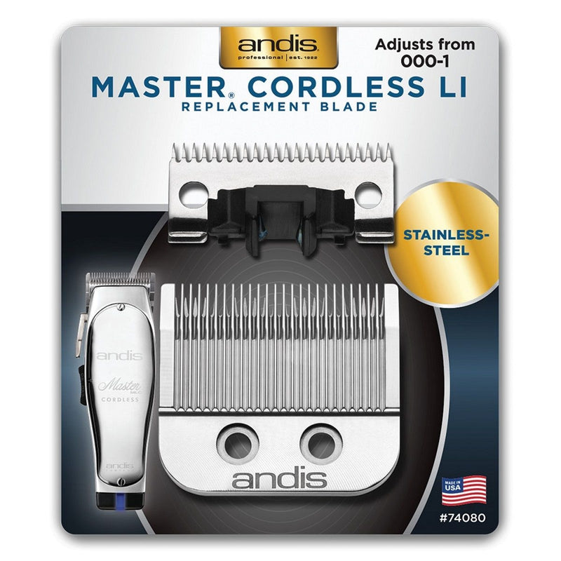 Andis Master Cordless Li Stainless Steel Replacement Blade - Size 000 - 1 (74080)