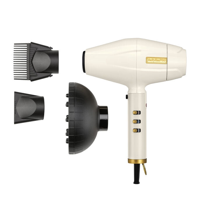 BaByliss PRO White FX Limited Edition Influencer Collection Hair Dryer (FXBDW1) - [PRE-ORDER]