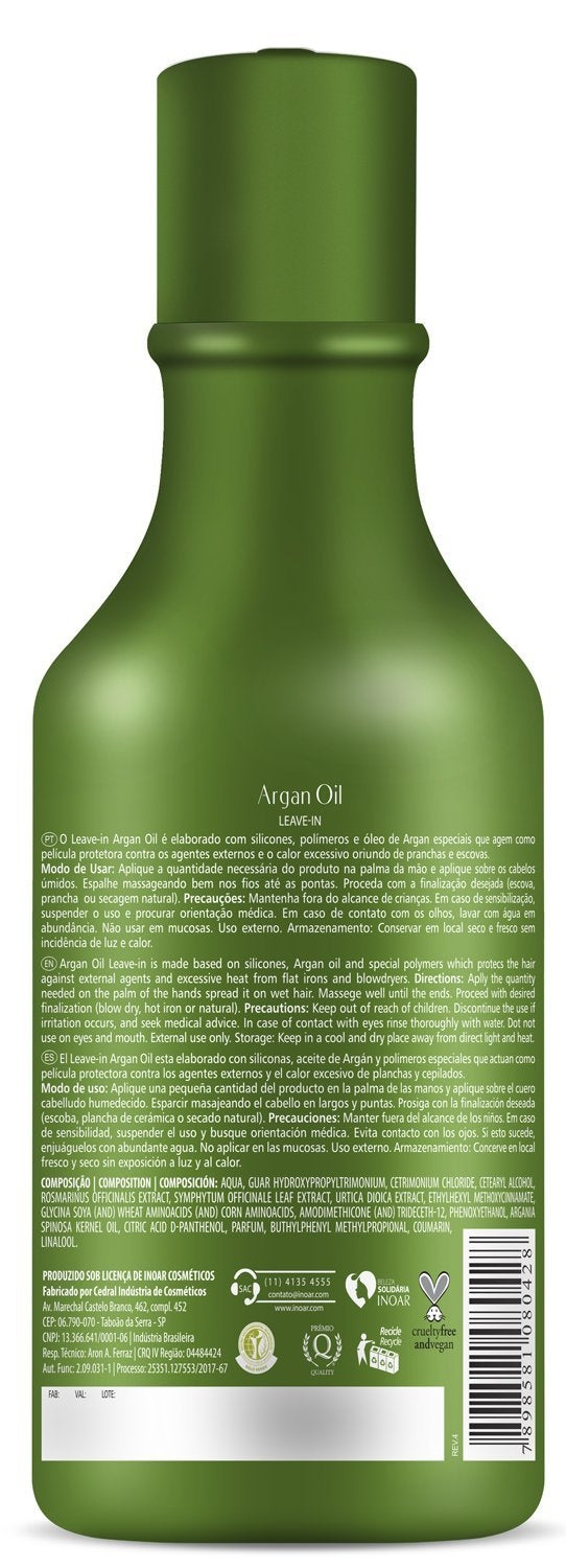 Inoar Argan Oil Leave-In Conditioner (250ml/8.45oz)