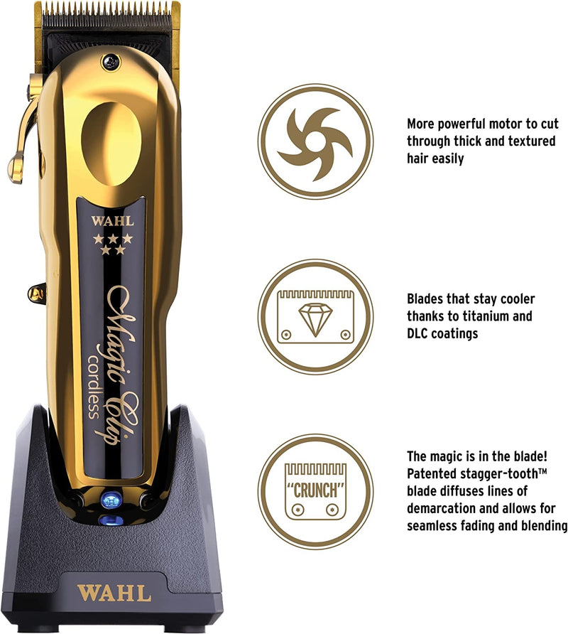 Wahl Professional 5-Star Gold Cord/Cordless Magic Clip