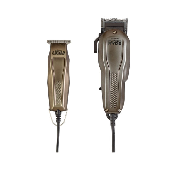 Gamma+ Power Cruiser Corded Trimmer (HCGPTCTS) +Power Ryde Corded Clipper (HCGPCRCS) Combo Set