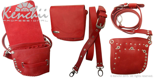 Kenchii Professional Red Faux Leather Holster