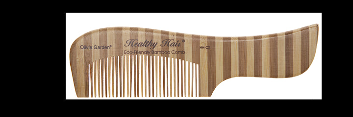 Olivia Garden Healthy Hair Eco-Friendly Bamboo Comb Collection (HH-C)