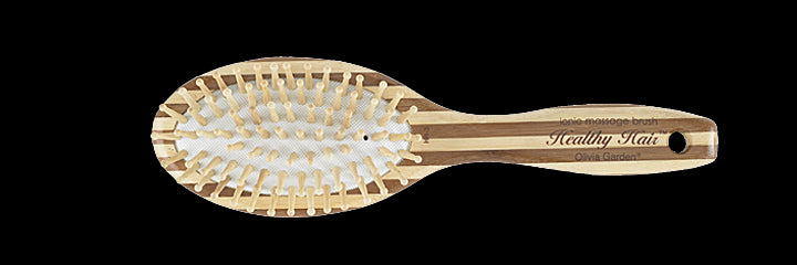 Olivia Garden Healthy Hair Eco Friendly Bamboo Ionic Massage Paddle Collection (HH)
