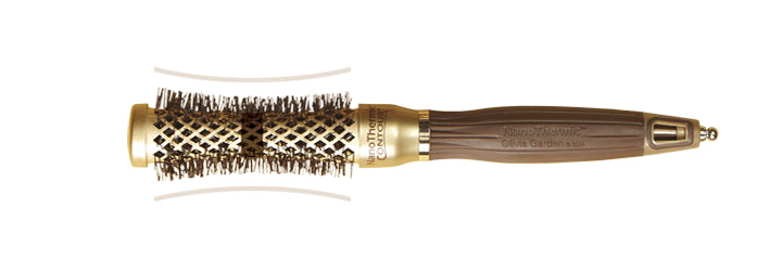 Olivia Garden Nano Thermic Ceramic + Ion Contour Thermal Brush Collection