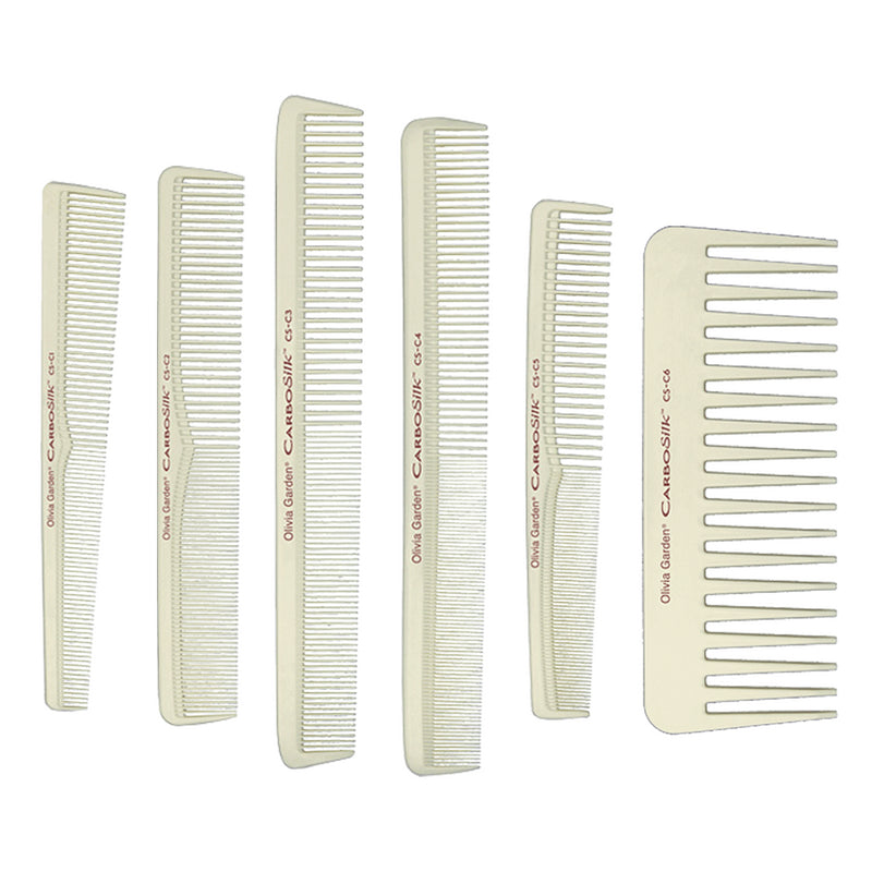 Olivia Garden CarboSilk Professional Combs for Precision Cuts & Styling