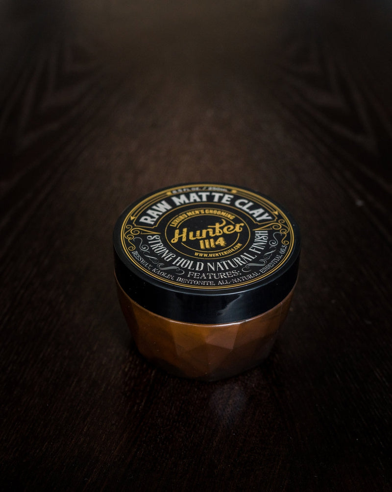 Hunter 1114 Raw Matte Clay - Strong Hold Natural Finish