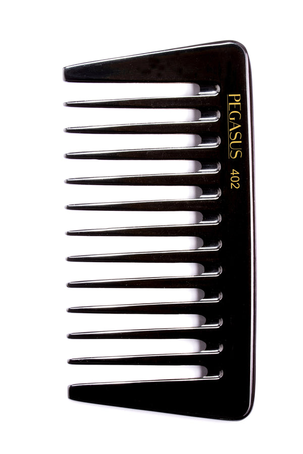 Pegasus Hard Rubber Comb (402) 4.75" Detangling Comb- Purse