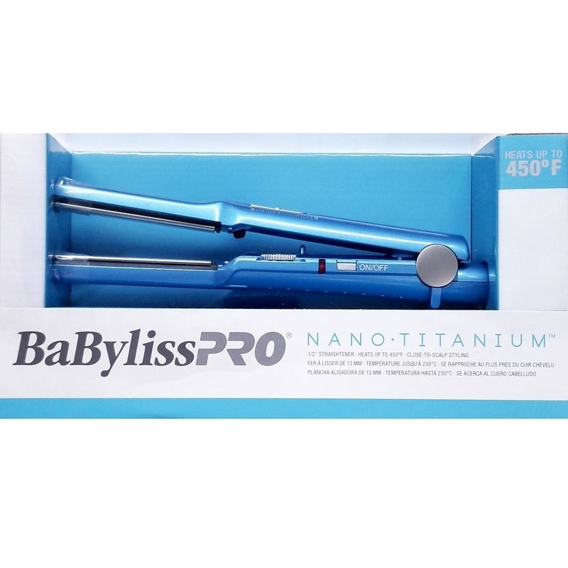 BaByliss Pro Nano Titanium Flat Iron - 1/2"