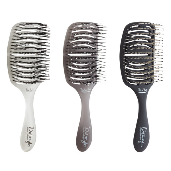 Olivia Garden iDetangle Flexible Vented Brush for Fine, Medium, or Thick Hair