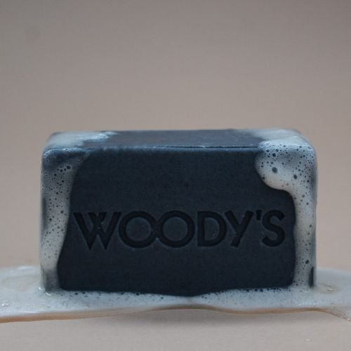 Woody's Activated Charcoal Bar Soap for Men