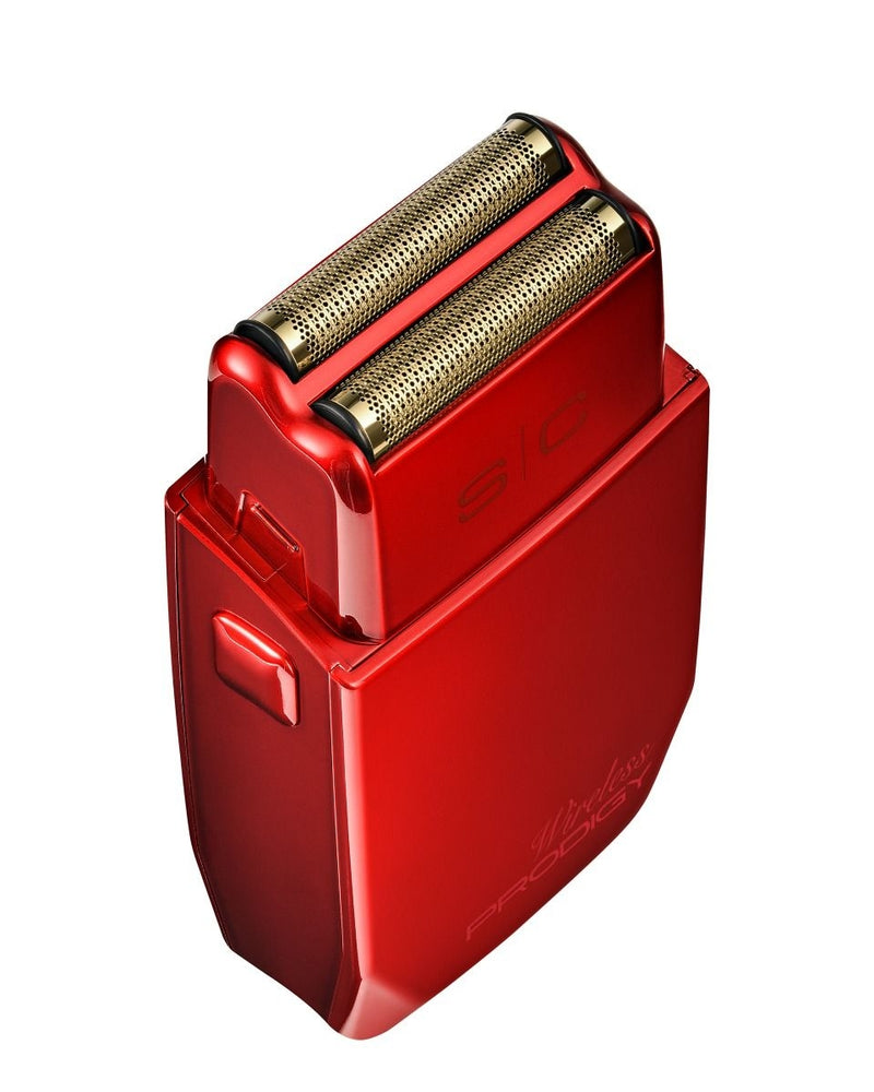 StyleCraft Wireless Prodigy Foil Shaver - Shiny Metallic Red