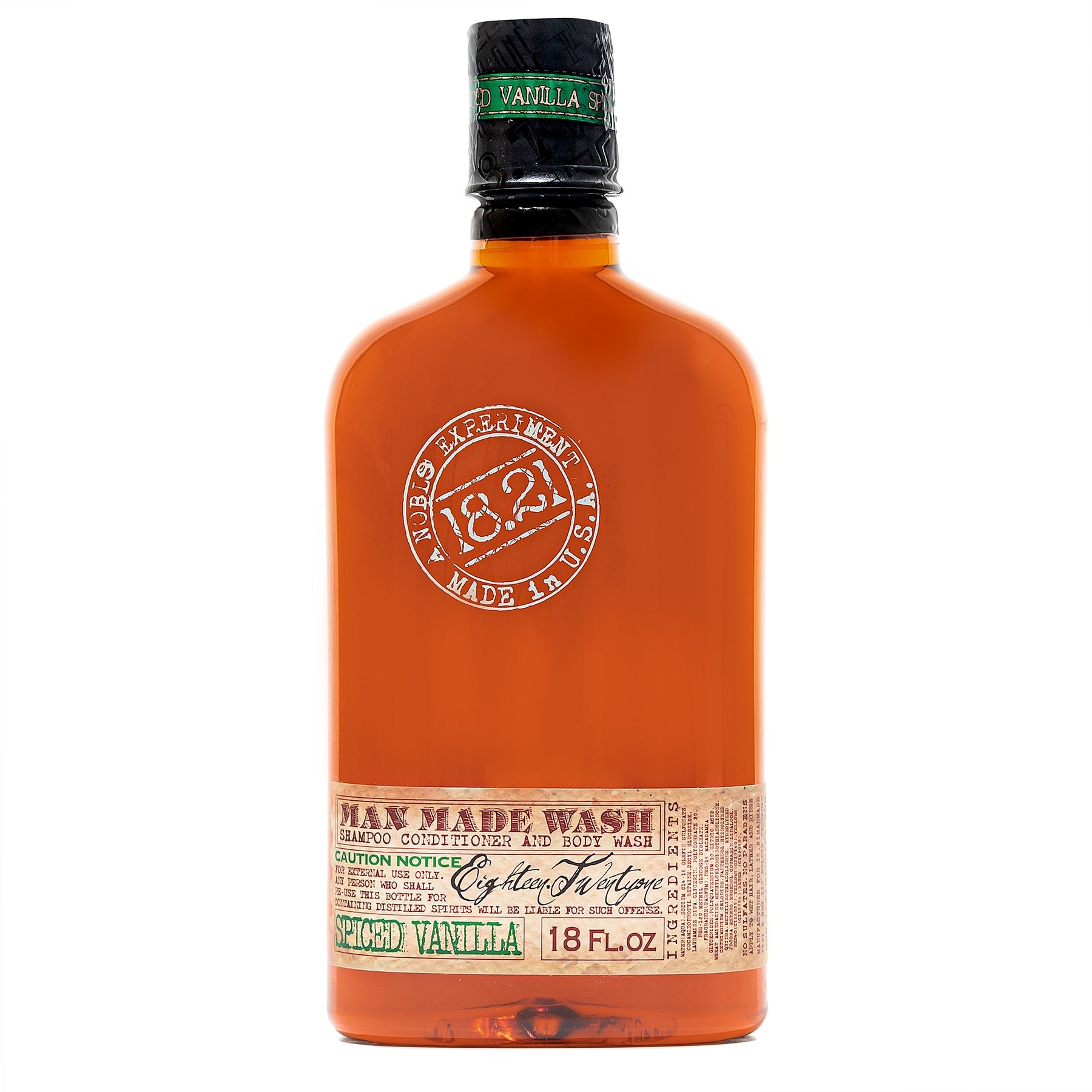 18.21 Man Made Spiced Vanilla 3-in-1 Shampoo, Conditioner & Body Wash