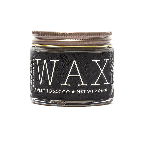 18.21 Man Made Sweet Tobacco High Hold Low Shine Hair Wax (2oz)