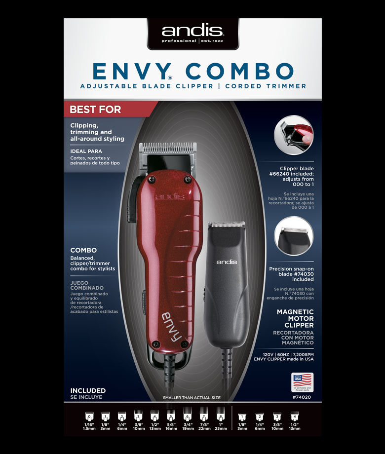 Andis Envy/Trimmer Combo (74020)