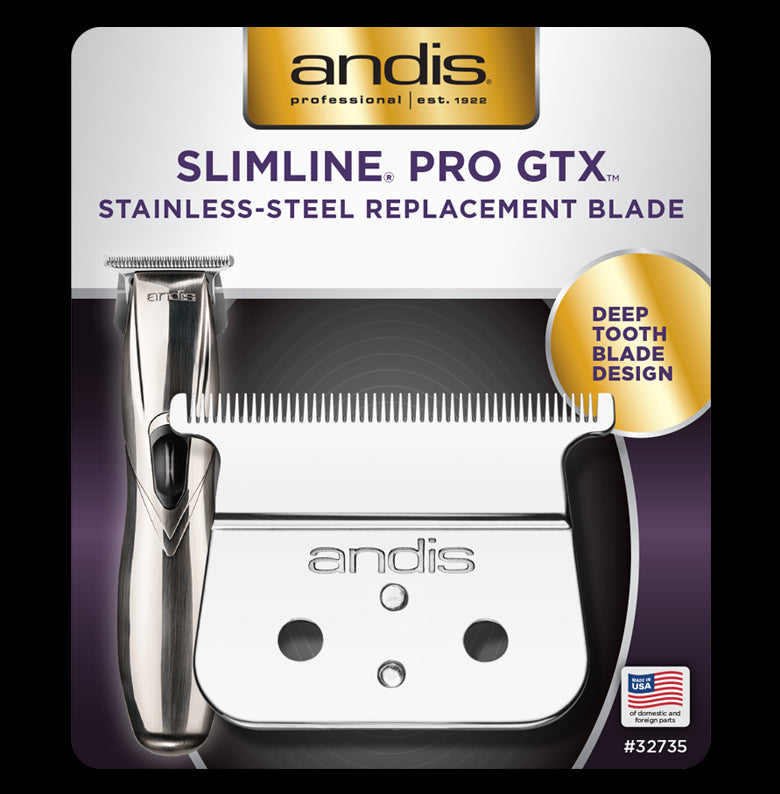 Andis Slimline Pro GTX Wide Stainless Steel Replacement Blade (32735)