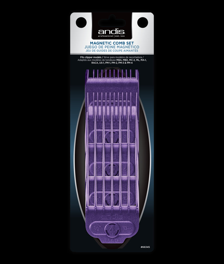 Andis Single Magnetic 5-Piece Comb Set - Small (66345)