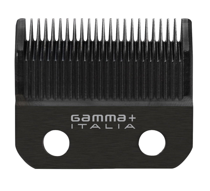 Gamma+ Clipper Blade w/ DLC Fixed Taper Blade & Deep Tooth Gold Titanium Cutter
