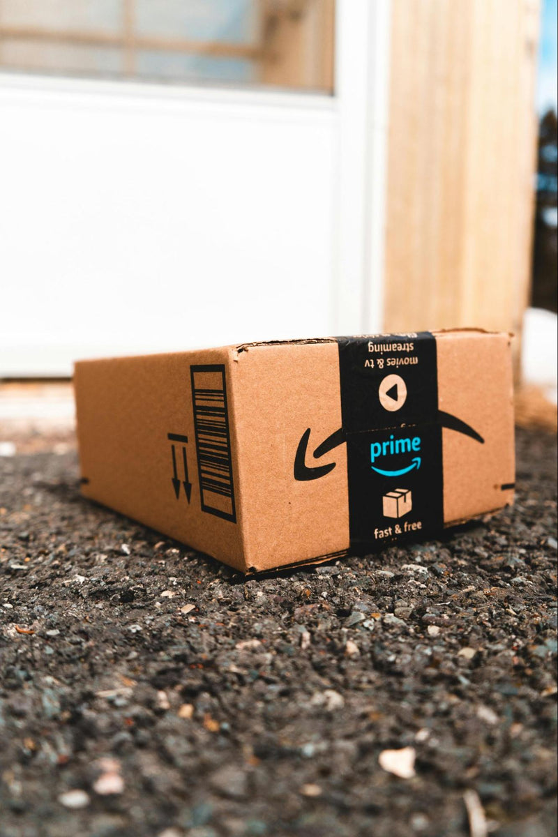 Amazon Prime box on doorstep